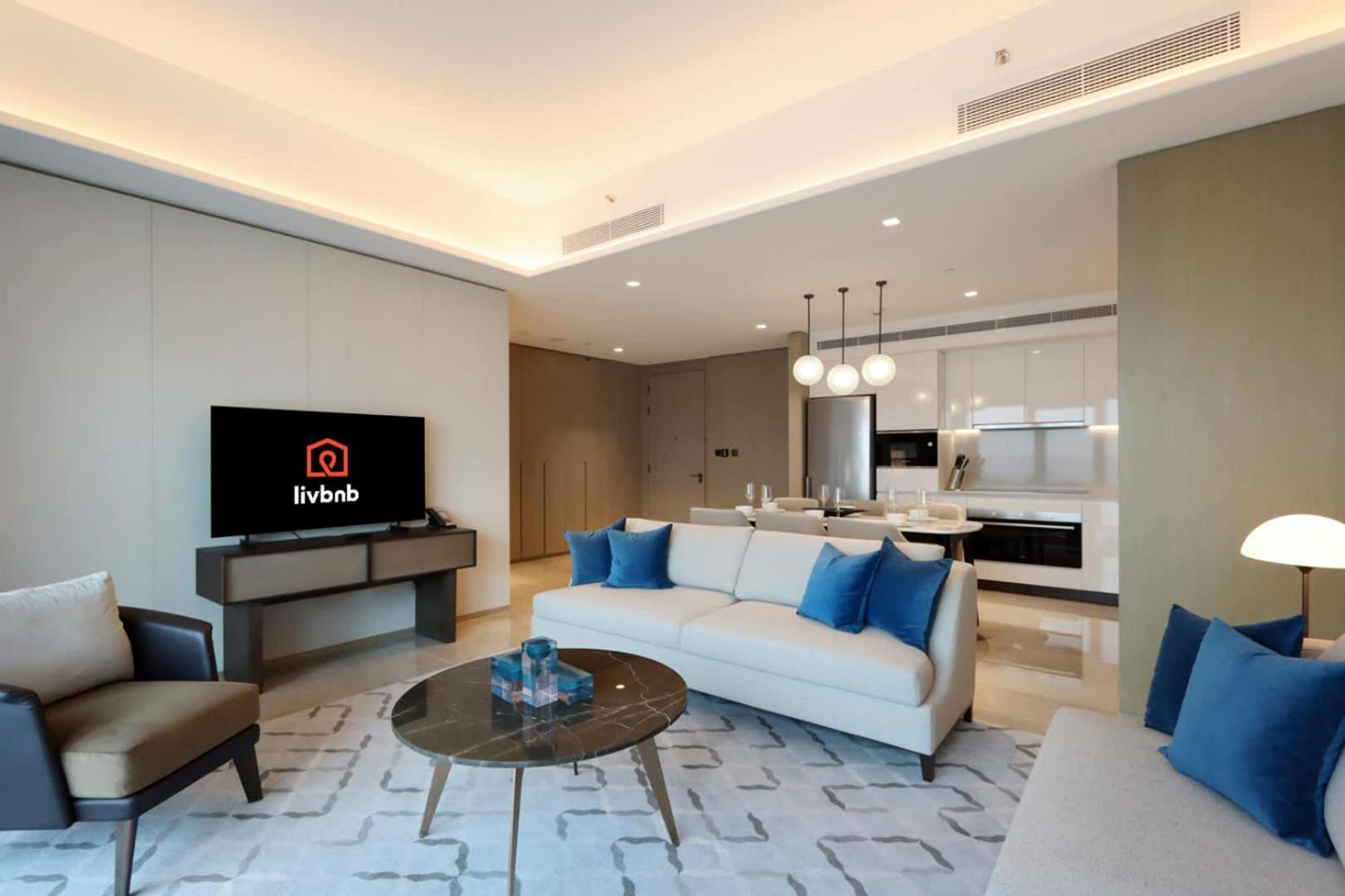 Livbnb - Premium 3br With Burj Skyline View Dubai